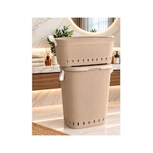 Still Çamaşır Sepeti 65 Lt + Çamaşır Selesi 40 Lt İkili Set Bej - 909303859 Bej