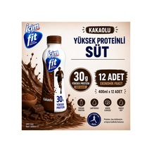 Fit Yüksek Proteinli Laktozsuz Kakaolu Süt 400ml X 12 Adet