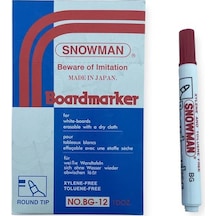 Snowman Kırmızı Tahta Kalemi Çok Renkli