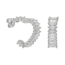 Zirkon Kalp Küpe 717099 Silver