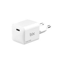 Bix Bx1p46g Gan Teknolojili Apple iPhone & Android Uyumlu 45w Type-c Pps/avs Destekli Hızlı Şarj Cihazı Beyaz