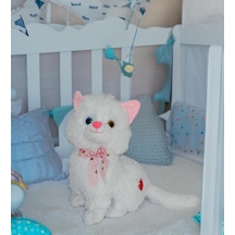 Peluş Kedi 33cm Halley Çok Renkli