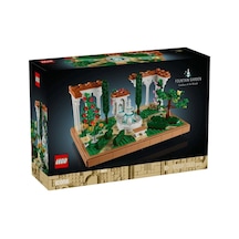 Mey İthalat 10359 İcons Çeşmeli Bahçe - Fountain Garden 1302 Parça +18 Yaş Yeşil