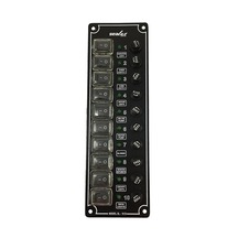 10 ANAHTARLI İZOLELİ DİKEY SWITCH PANEL TEKNE