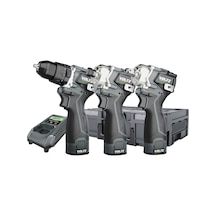 Voltz VZ16-3KIT 16.8V Çift Akülü Vidalama + Somun Sökme + Tornavida 3'lü Set