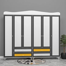 Kleopatra Gardırop Mdf Sis Gri
