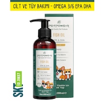 Kedi Köpek Balık Yağı Fish Oil 200 Ml Omega 3 & 6 Epa Dha Cilt Ve Tüy Bakımı