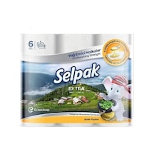 4 Adet Selpak Extra Desenli Kağıt Havlu 6lı