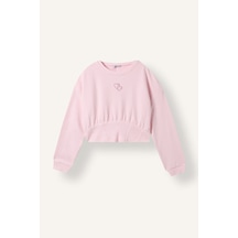 Defacto Fıtted Sweatshirt Kız Çocuk I8476a826aupn440 Pembe-pn440