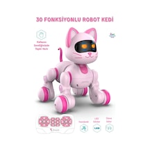 Uzaktan Kumandalı 30 Fonksiyon Akıllı Interaktif Öğretici Robot Oyuncak Kedi Kedi