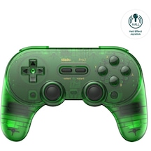 8bitdo Pro 2 Bluetooth Controller Kablosuz Hall Effect Oyun Kolu Switch/switch 2,pc,android,Apple Uyumlu,macos,jade Yeşil Edition