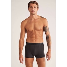 Kom Luca Erkek Boxer Siyah