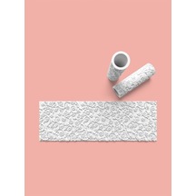 Hamur Seramik Polimer Kil Desen Verici Rulo Silindir 10 Cm Uzunluk 0642-6