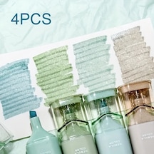 Fochsia 4'lü Yeşil Işıltılı Jel Kalem - Hızlı Kurur, Leke Yapmaz - Not Ve Günlük İçin Yeşil