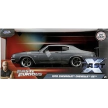 Simba Jada 3203099 Fast & Furıous 1:24 1970 Chevrolet Chevelle Ss Dıe Cast Metal Araba Kutulu 8+ Gri
