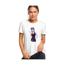 Anime Tokyo Ghoul Anteiku Baskılı Beyaz Kadın Tshirt (534307618)