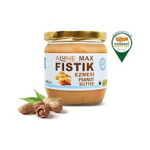 Alune Max Şekersiz Fıstık Ezmesi %100 Yer Fıstığı 350 Gr