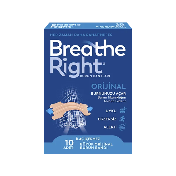 Breathe Right Burun Bandı Büyük 10'lu