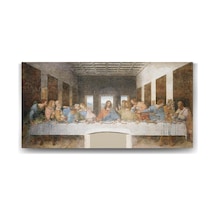 Ayrex Leonardo Da Vinci - Son Akşam Yemeği Tablosu - 80x40cm Diğer