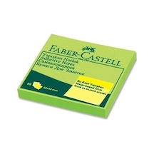 Faber-Castell Yapışkan Notluk 50X50Mm Fosforlu Yeşil