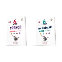 Limit 2026 6. Sınıf Türkçe + Fen Bilimleri Soru Bankası Seti 2 Kitap Güncel Müfredat