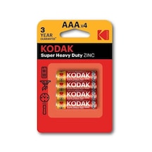 Kodak 4 Adet Extra Heavy Duty Çinko Karbon İnce Pil/Blisterli 309