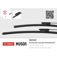 Silecek Süpürgesi 650/350mm Muz Tipi Captur 13-16 -clıo 4 Grandtour 09/12 Sılbak