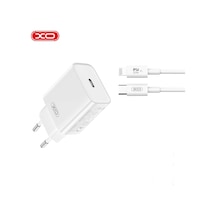 Enerji Aleti Cihaz Desteği Ce15 Eu 20w Pd Hızlı Şarj Adaptörü Ve Type-c To Lightning Kablo