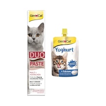 Gimcat Duo Paste Tavuklu Malt Kedi Macunu 50 G + Gimcat Yoghurt Kalsiyum