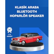 Retro Araba Şekilli Kablosuz Bluetooth Hoparlör Mh-hs4937-1175