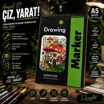 Koala Çizim Defteri Marker Çizim Defteri A5