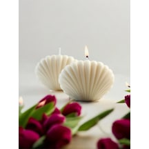 Bernami Vazo Pinterest 2 Adet Mini Istiridye Mum Düğün Nişan Mevlüt Süsü Zambak Kokulu 7x5cm Diğer