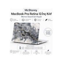 Macbook Pro 13 İnç Kılıf A1425 A1502 Uyumlu Sert Kapak Hard Case Koruyucu Retina 13 Laptop Kılıfı Mermer Desenli Çizilmeye Dayanıklı İnce Hafif Koruma R-16 Belirtilmemiş