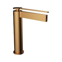 Fj-6023f Mat Fırçalanmış Rose Yüksek Lavabo Bataryası Renkli