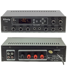 König K-80 2 Bölgeli 80 Watt Hat Trafolu Stereo Amfi