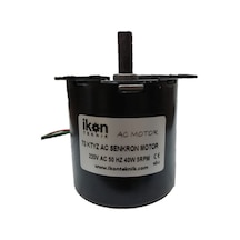 İkon Teknik AC SENKRON MOTOR 70 KTYZ 40 Watt 5 RPM 220 Volt