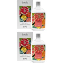 Pomellos 80 Derece Greyfurt & Sicilya Portakalı Kolonya Cam Şişe 250 ML x 2