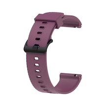 Samsung Uyumlu Galaxy Watch 42mm Kordon Tokalı Ekose Silikon