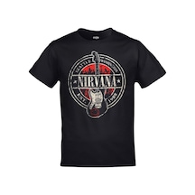 Kalic Studio Nirvana Gitar Est. 1988 Baskılı Unisex Siyah Siyahorj22
