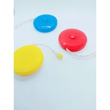 Metre Otomatik Basmalı Renkli Mini 120cm Vucut Ölçer 1 M Diğer