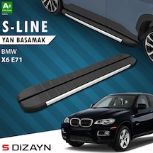 S-dizayn Bmw X6 E71 S-line Aluminyum Yan Basamak 193 Cm 2008-2014 A+ Kalite