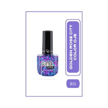 Golden Rose Glitter Shine Nail Lacquer 211