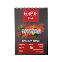 Cobain 1986 Canvas Pad Tuval Bezi Defteri Akrilik, Yağlıboya, Guaj Defteri 35x50cm
