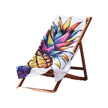 100 Pamuk Açık Pembe Karışık Desen Dört Kenarı Püsküllü 150x150 Cm Plaj Havlusu Çok Renkli