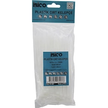 Beyaz 3.6x150mm Plastik Cırt Kelepçe 100pcs 5468