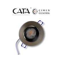 Ct 5252 Cata 7w Satin Gövde Led Spot Armatür Beyaz Işık 6400k Diğer