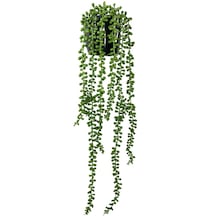 Yapay Çiçek Saksıda Sarkan String 6 Dallı 55cm Sarkan Çiçek