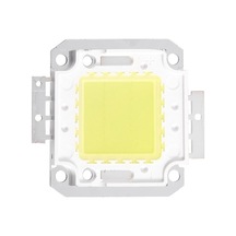 Ulzyvf Smd Siyah Şekli Modül Led Lambası Kare Işık Dc Cob Çip Beyaz 30-36v 2x 20w Mz Siyah
