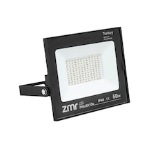 Zmr 50w Ultra Slım Led Projektor 6500k Beyaz Işık Çok Renkli