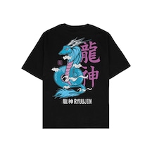 Startmore Adrift Ryuujin Siyah Oversize Unisex T-shirt Siyah